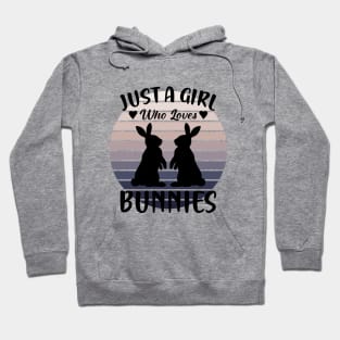 Just a girl who loves Bunnies 5 Hoodie